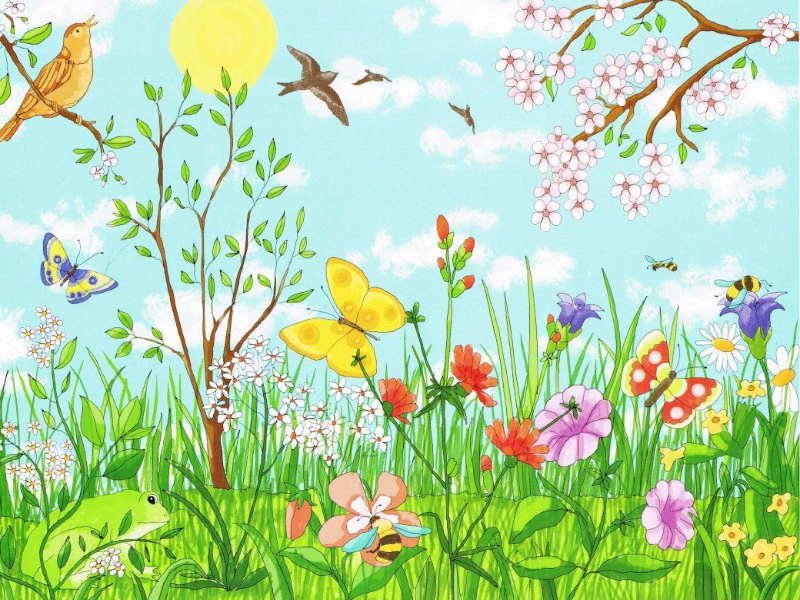 Wiosenna łąka puzzle