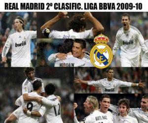 Układanka 2 miejsce w Realu Madryt BBVA League 2009-2010