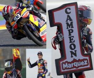 Układanka 2010 125 cc Marc Marquez mistrzem świata