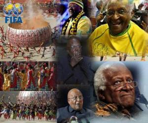 Układanka 2010 FIFA Nagroda dla prezydenckiego arcybiskupa Desmonda Tutu