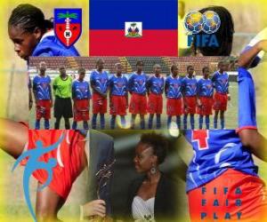 Układanka 2010 FIFA nagrodę &quot;Fair play dla drużyny U-17 kobiet do Haiti