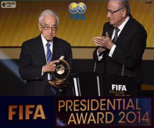 Układanka 2014 FIFA prezydenckich Nagroda Hiroshi Kagawa