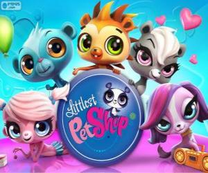 Układanka 5 zwierzęta Littlest PetShop