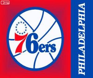 Układanka 76ers Philadelphia logo, Sixers, zespół NBA. Dywizja Atlantycka, Konferencja wschodnia