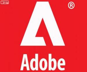 Układanka Adobe logo