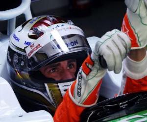 Układanka Adrian Sutil - Force India - Hockenheim 2010
