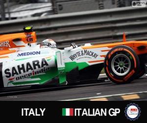 Układanka Adrian Sutil - Force India - Monza, 2013