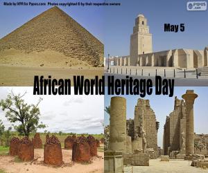 Układanka Afrykański Światowy Dzień Dziedzictwa