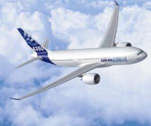 Układanka Airbus A350 pływające