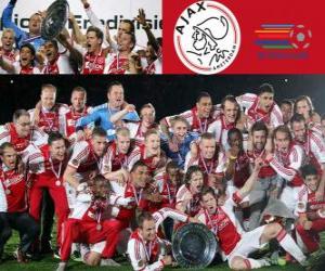 Układanka Ajax Amsterdam, mistrz Eredivisie 2011-2012, holenderski Football League