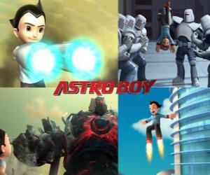 Układanka Albo Astro Boy AstroBoy, walka wrogów