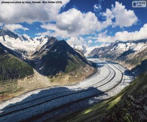 Układanka Aletschgletscher