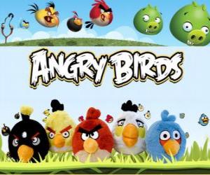 Układanka Angry Birds Rovio. Video Game