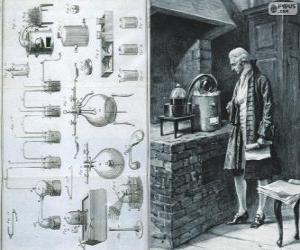 Układanka Antoine Lavoisier (1743-1794), francuski chemik, uważany za twórcę nowoczesnej chemii