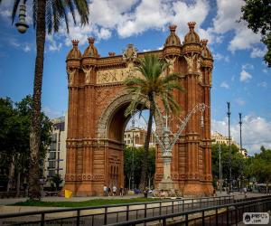 Układanka Arc de Triomf, Barcelonie