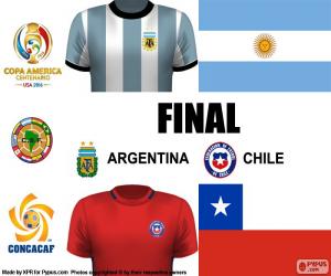 Układanka ARG-CHI finał Copa America 2016