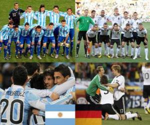 Układanka Argentyna - Deutschland, mecze ćwierćfinałowe, RPA 2010