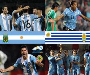 Układanka Argentyna - Urugwaj, ćwierćfinały, Argentyna 2011