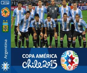 Układanka Argentyny Copa America 2015