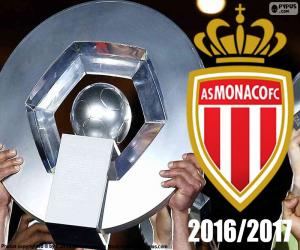 Układanka AS Monaco mistrz 2016-2017