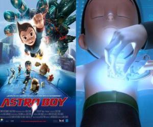 Układanka AstroBoy lub Astro Boy, super-robot stworzony przez Dr Tenma na obraz jego zmarłego syna Toby i jego wspomnienia