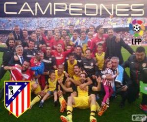 Układanka Atlético Madryt, mistrz ligi hiszpańskiej piłki nożnej 2013-2014