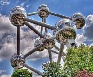 Układanka Atomium, Bruksela, Belgia