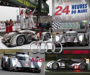 Układanka Audi R18 TDI 2011 Mistrzowie 24h Le Mans