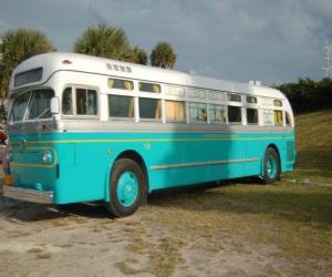 Układanka Autobus Antique