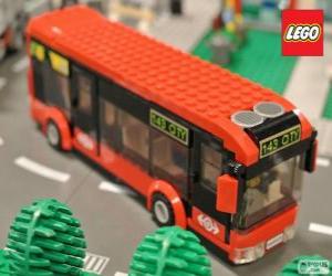 Układanka Autobus miejski Lego