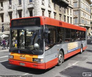 Układanka Autobus miejski Rome