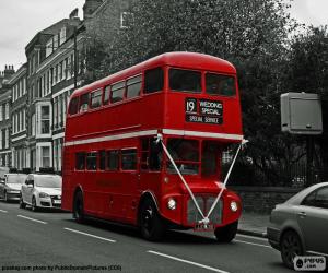 Układanka Autobus w Londynie