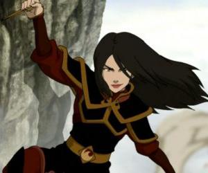 Układanka Azula jest Princess of Fire Nation i młodszy siostra Zuko