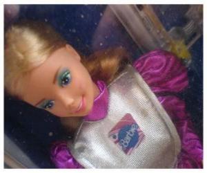 Układanka Barbie astronauta