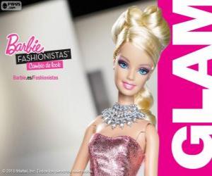 Układanka Barbie Fashionista Glam