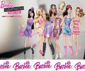 Układanka Barbie FASHIONISTAS