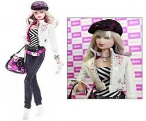Układanka Barbie ubrana w Hello Kitty