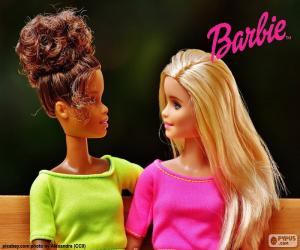 Układanka Barbie z przyjaciółką