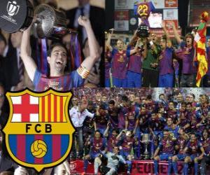 Układanka Barcelona we włoskim mistrz Copa del Rey 2011-2012