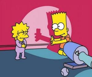 Układanka Bart rozprasza jej siostra Maggie