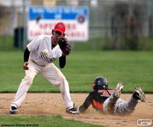 Układanka Baseball dotrzeć do bazy