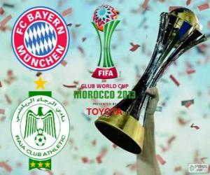Układanka Bayern Monachium vs Raja Casablanca. Koniec Klubowe mistrzostwa świata w piłce nożnej FIFA 2013 Maroko