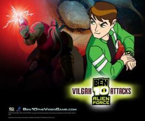 Układanka Ben 10 Alien Force Vilgax Attacks