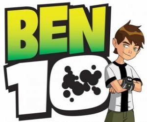 Układanka Ben Tennyson Ben 10 lub jest bohaterem przygody Omnitrix
