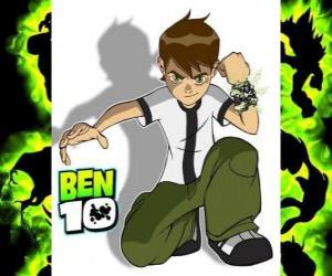 Układanka Ben Tennyson jest chłopiec Ben 10