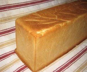 Układanka Bochenek chleba wykonany w chleb pan się pokroić w plasterki, podobnie jak krojonego chleba