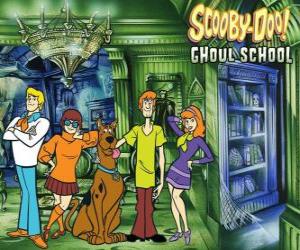 Układanka bohaterów Scooby-Doo