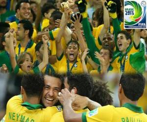 Układanka Brazylia, mistrz Copa FIFA Konfederacji 2013