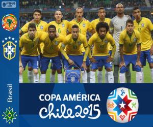 Układanka Brazylii Copa America 2015