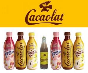 Układanka Cacaolat to marka koktajli i kakao, ale są też wanilia i truskawka trzęsie.